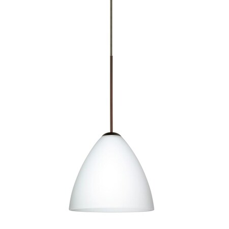 Besa Lighting Besa Pendant Mia Bronze Opal Matte 1x50W Halogen 1XP-177907-BR